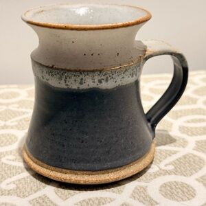 Rare Rick Schlag Mug Teacup Studio Art Pottery Signed Stoneware circa 1980-1990s